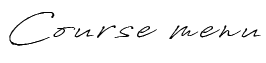 course menu